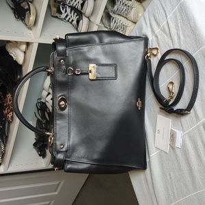 Coach Gramercy Leather Bag Black Leather Excellent Condition